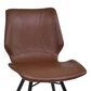 Blue River Zurich Dining Chair in Matte Black and Vintage Coffee (Set of 2), , large