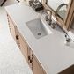 James Martin Vanities Portland 60" Single Bathroom Vanity in Whitewashed Walnut with 3 cm White Zeus Quartz Top and Rectangular Sink, , large