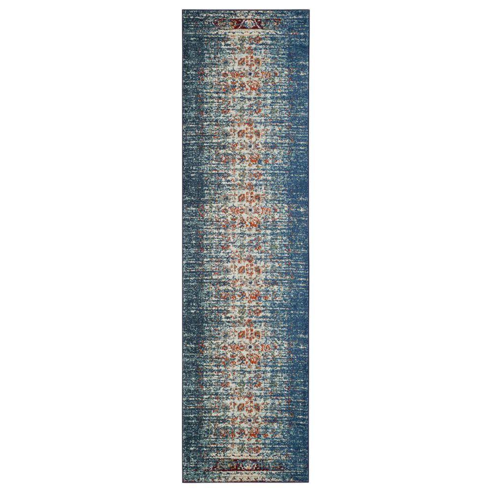Safavieh Monaco MNC208V 2"2" x 8" Blue and Ivory Runner, , large