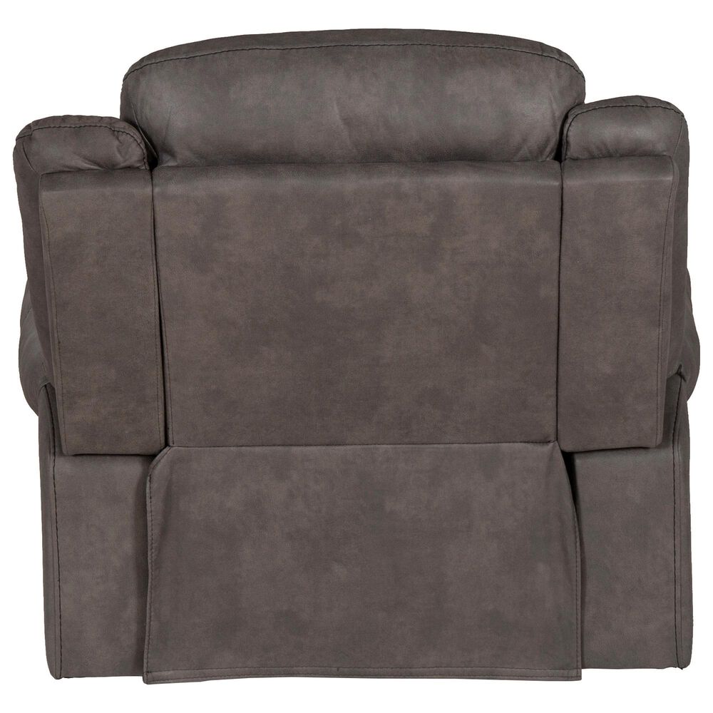 Linon Home Decor Gideon Manual Recliner in Stone Grey, , large