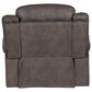 Linon Home Decor Gideon Manual Recliner in Stone Grey, , large