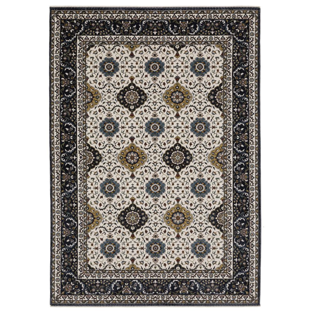 Oriental Weavers Vivian VI04D 5"3" x 7"6" Ivory Area Rug, , large
