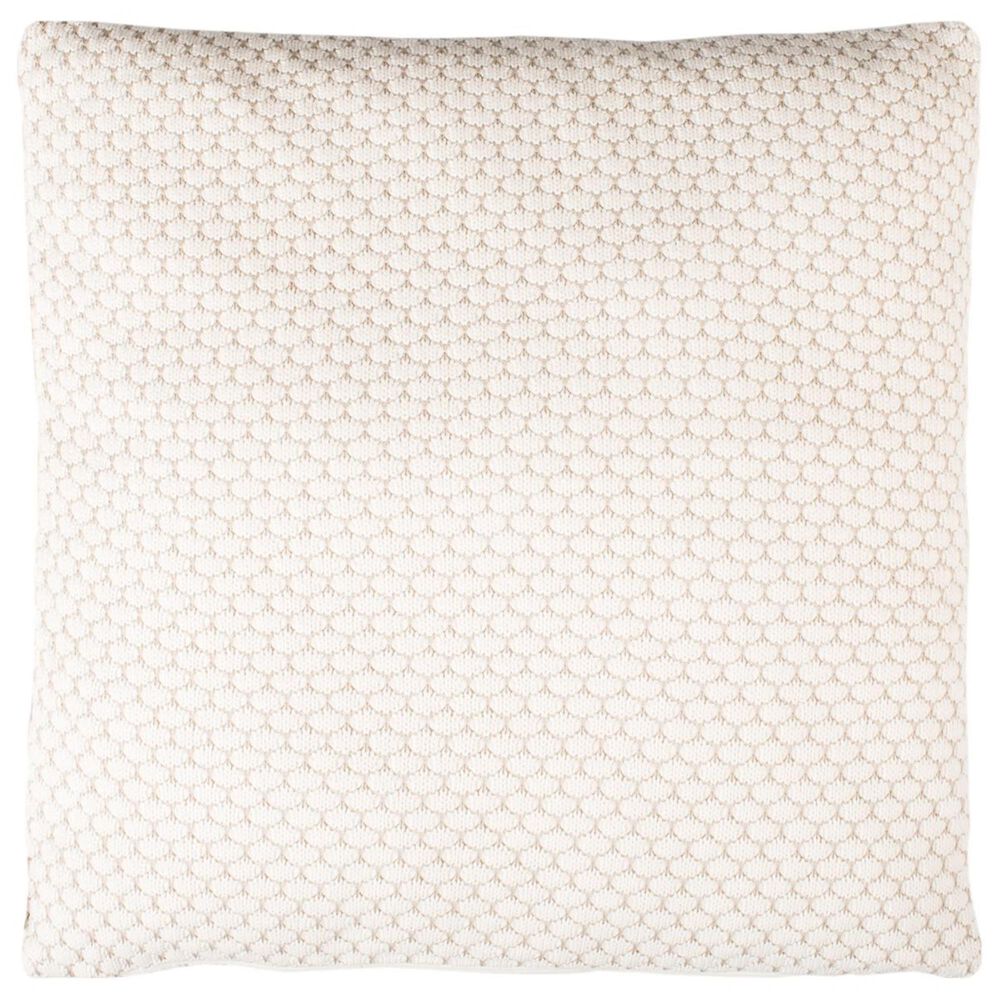 Safavieh Sweet Knit 20"x20" Pillow in Natural/Stone, , large