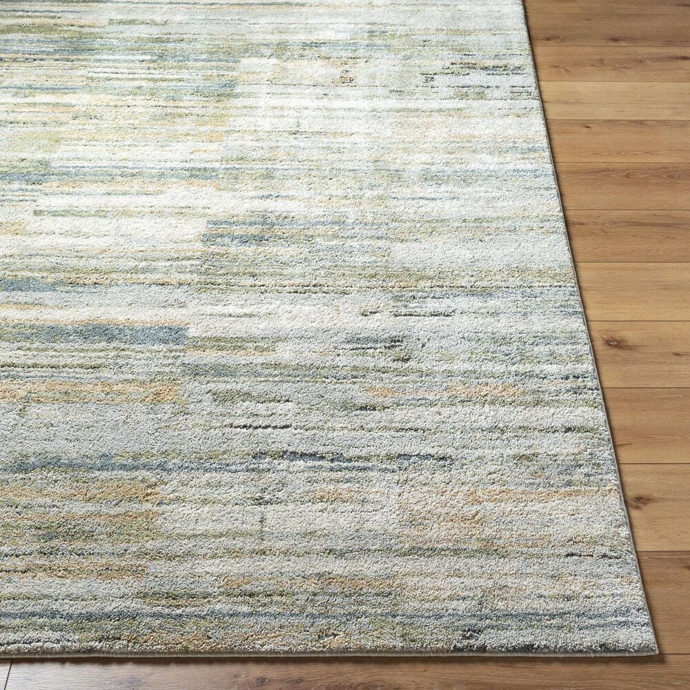 Surya Avellino 10&#39; x 14&#39; Light Gray, Light Beige, Olive, Light Olive, Gray, Tan and Deep Teal Area Rug, , large