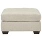 Ashley Falkirk Oversized Accent Ottoman in Parchment, , large