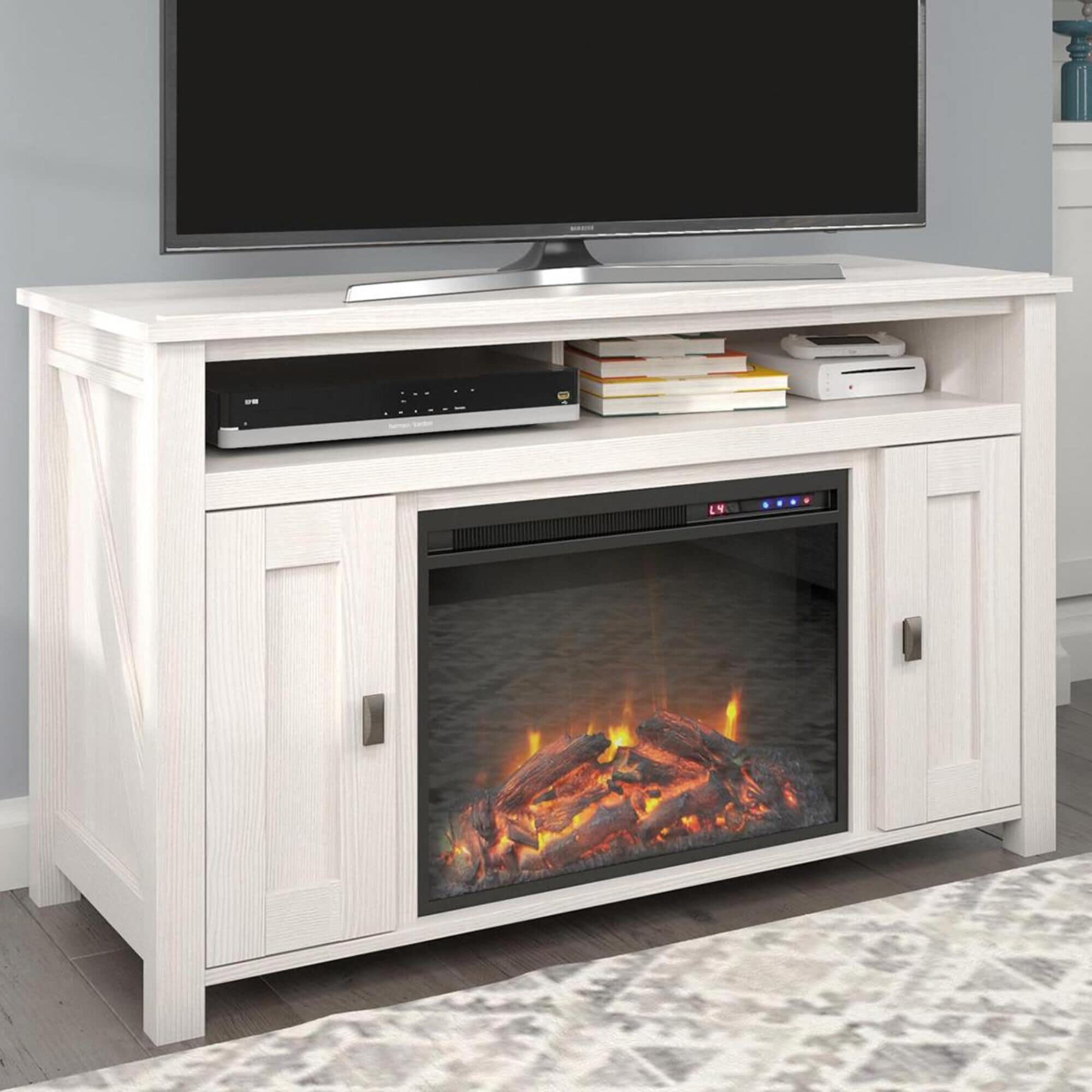 Fireplace tv stand shop nebraska furniture mart