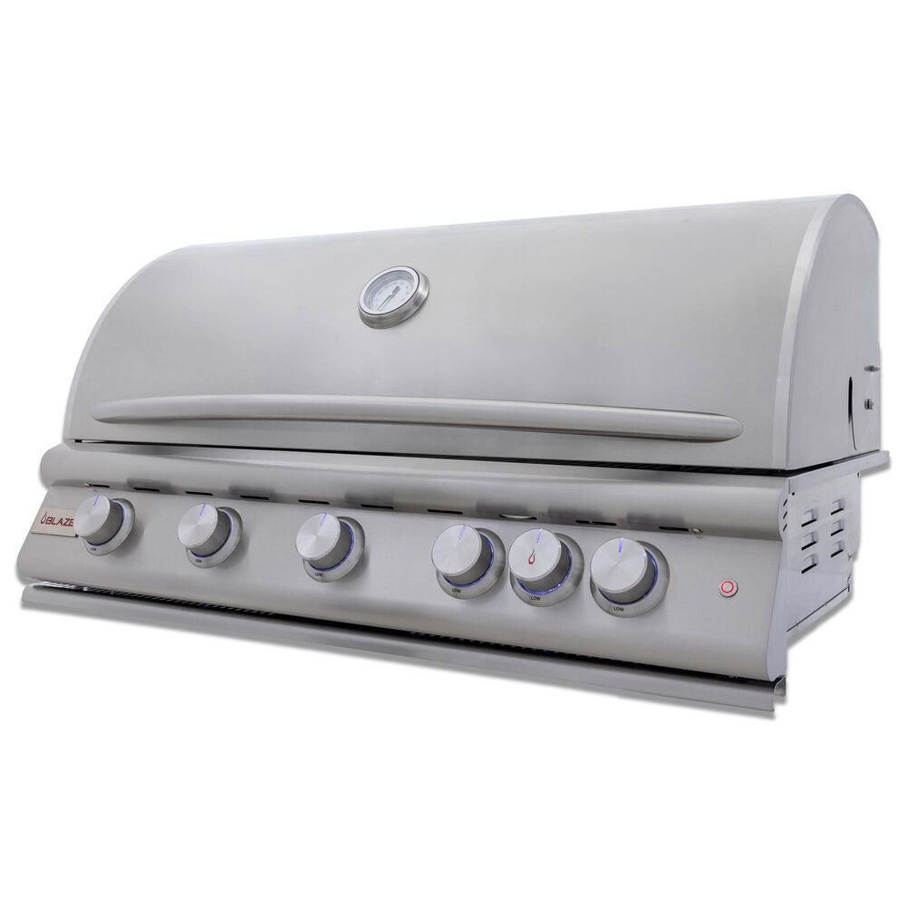 Blaze Premium LTE+ 40&quot; Propane Gas Grill with 5-Burner in Stainless Steel, , large