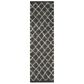 Safavieh Dallas Shag SGD258A-28 2"3" x 8" Dark Grey/Ivory Runner, , large