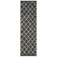 Safavieh Dallas Shag SGD258A-28 2"3" x 8" Dark Grey/Ivory Runner, , large