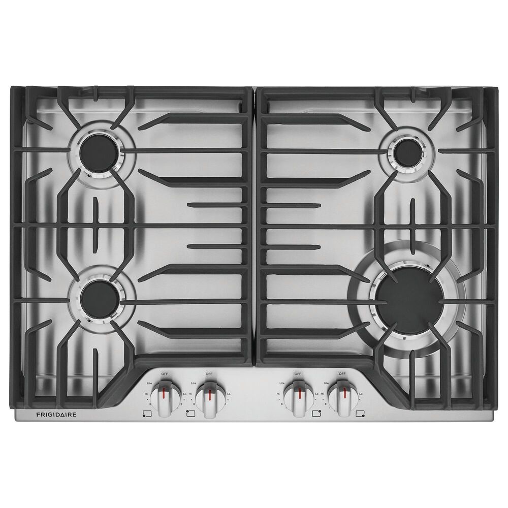 Frigidaire 2-Piece Kitchen Package with 5.3 Cu. Ft. Single Electric Wall Oven and 30&quot; Gas Cooktop in Stainless Steel, , large