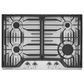 Frigidaire 2-Piece Kitchen Package with 5.3 Cu. Ft. Single Electric Wall Oven and 30" Gas Cooktop in Stainless Steel, , large