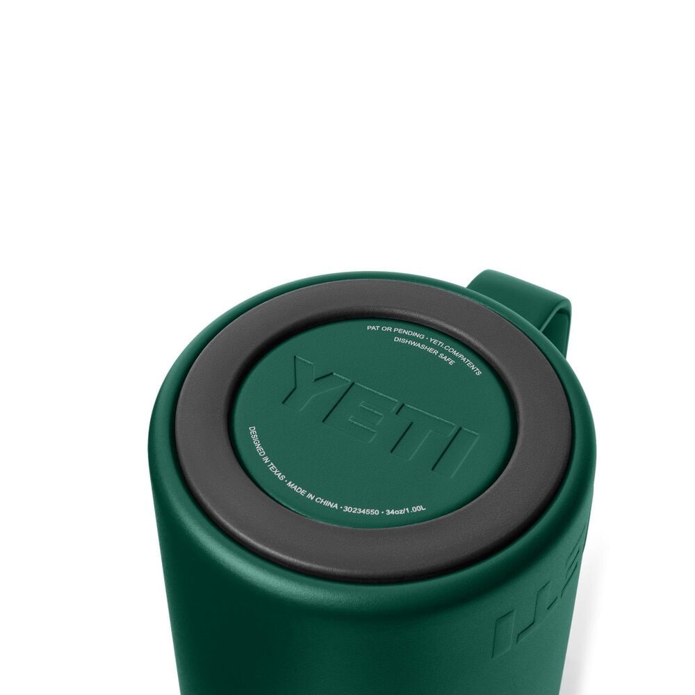 YETI Rambler 34 Oz French Press with Twist-To-Lock Lid in Black Forest Green, , large