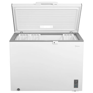 Midea 10 Cu. Ft. Garage-Ready Convertible Chest Freezer in White, , large