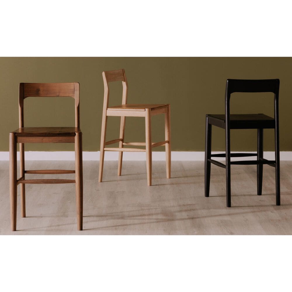 Moe's Home Collection Owing Counter Stool in Black, , large