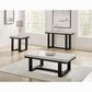 Crystal City Lucca End Table in Ebony and White, , large