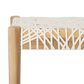Safavieh Bandelier Bench with Off White Leather in Natural, , large
