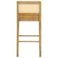 Armen Living Tobias Bar Height Stool in Black, , large