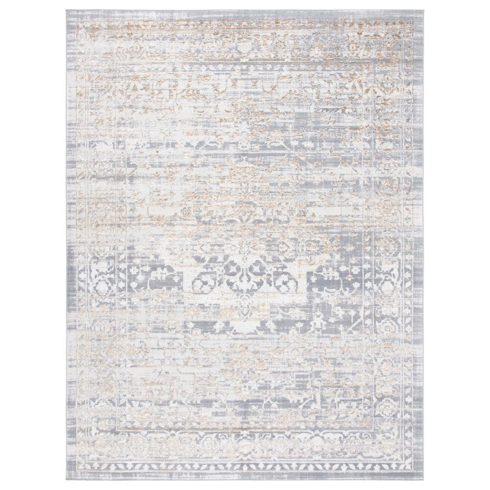 Safavieh Orchard ORC677 9" x 12" Grey and Gold Area Rug, , large