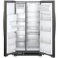 Whirlpool 24.6 Cu. Ft. 36" Wide Side-by-Side Refrigerator in Black Stainless, , large
