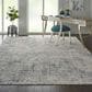 Nourison Rustic Textures Grey and Beige 7"10" x 10"6" Area Rug, , large