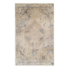 37B Antigua AN7 3 foot 3 inch x 5 foot 3 inchLinen Area Rug