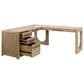 Wycliff Bay Canyon Drive Office L-Shaped Desk in Natural Oak, , large