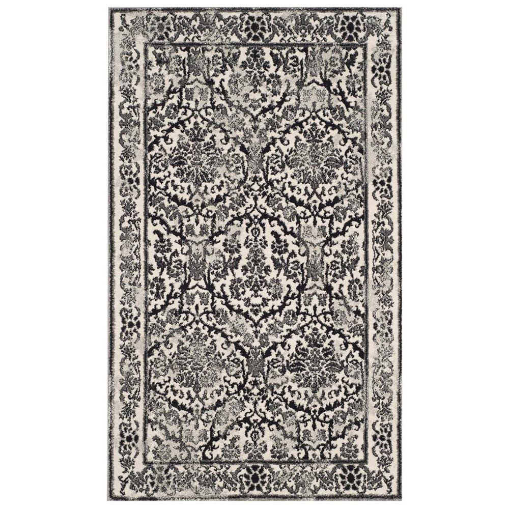 Safavieh Evoke EVK242D 2"2" x 4" Ivory and Grey Scatter Rug, , large