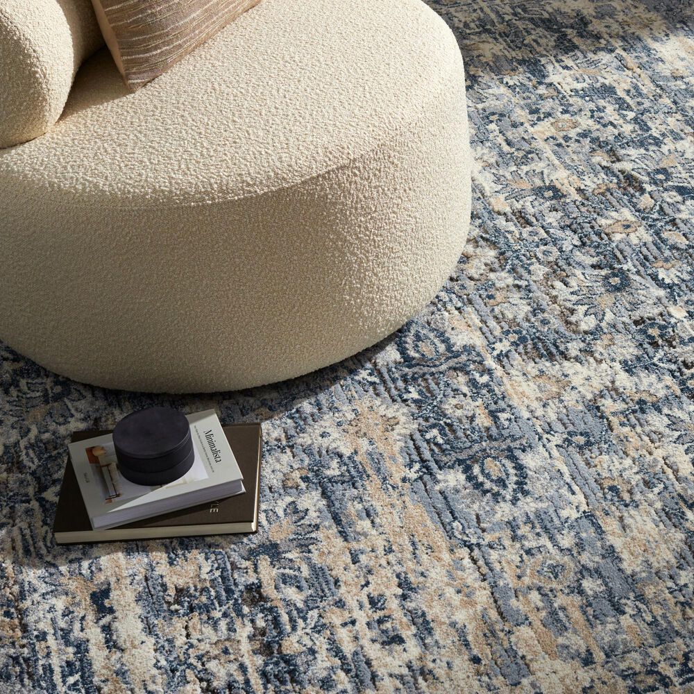 Surya Tuscany TUS-2320 Dark Blue, Denim, Tan, Charcoal, Light Gray and Cream 12&#39; x 15&#39; Area Rug, , large