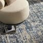 Surya Tuscany TUS-2320 Dark Blue, Denim, Tan, Charcoal, Light Gray and Cream 12" x 15" Area Rug, , large