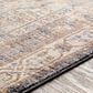 Surya Liverpool Black, Gray, Light Slate, White, Ivory, Brown and Olive 2"7" x 10"2" Runner, , large