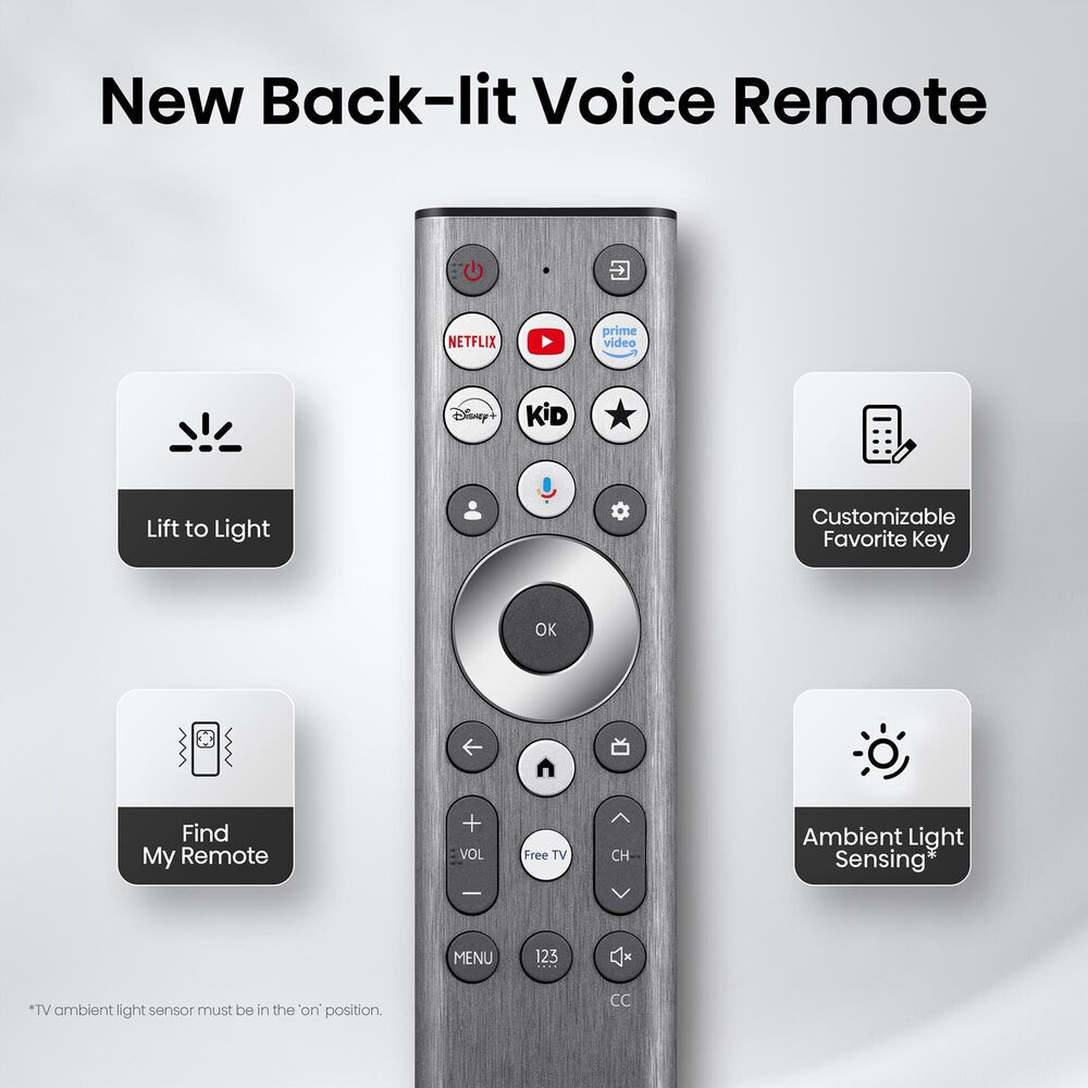 Hisense 100" Class UR8 RGB Mini-LED Series UHD 4K HDR - Smart Google TV with 5.1.4 Channel Soundbar System in Black, , large