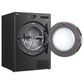 LG 7.8 Cu. Ft. Front Load Electric Dryer with Dual Inverter Heat Pump in Black Steel, , large