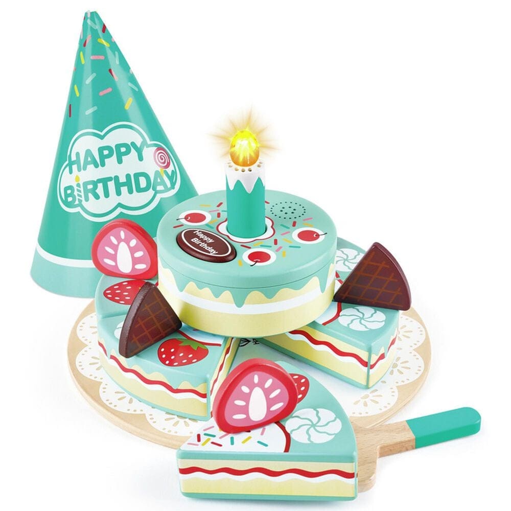 Hape Toys Interactive Happy Birthday Cake in Multicolor, , large