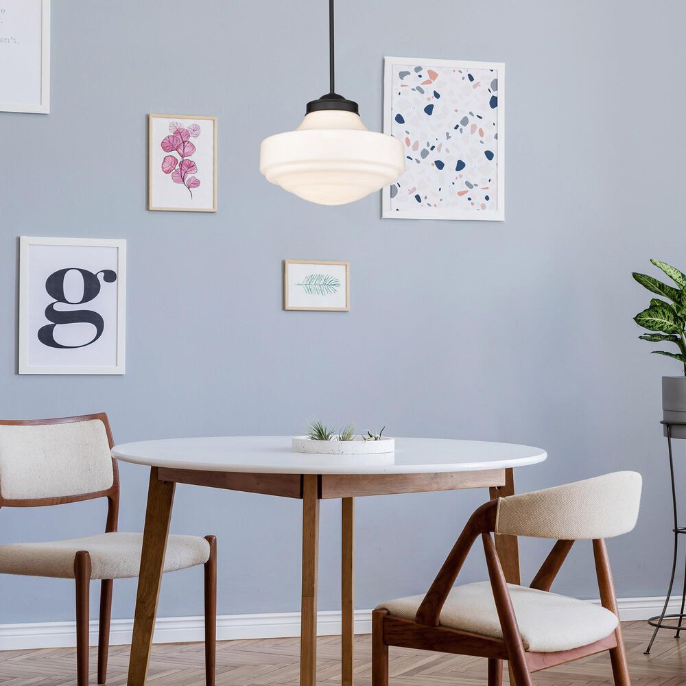 Golden Lighting Ingalls Large Pendant in Matte Black, , large