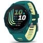 Garmin Forerunner 170 Music Smartwatch 42mm Teal Green Case with Teal Green and Citron Silicone Band, , large