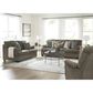 Ashley Stonemeade Stationary Sofa and Loveseat Set in Nutmeg, , large