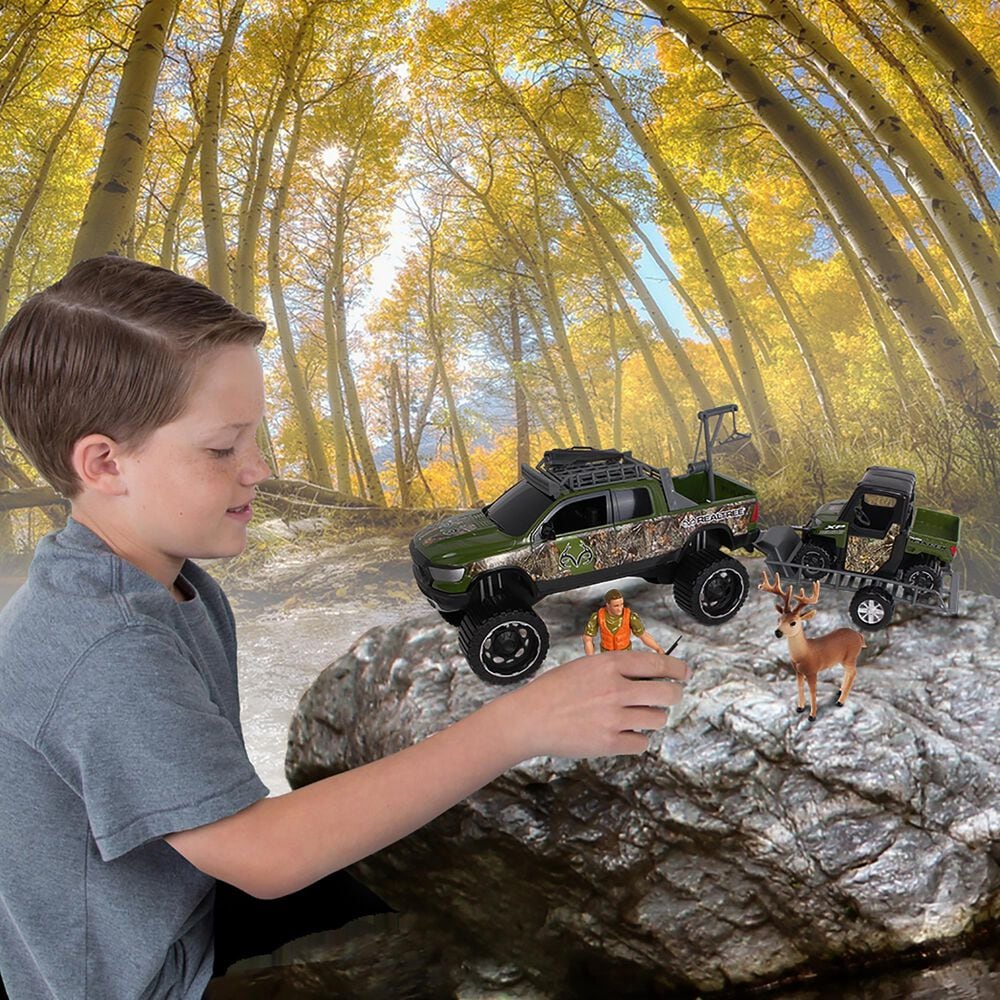 Realtree 9-Piece Playset with Ram 1500 Rebel and Polaris Ranger, , large