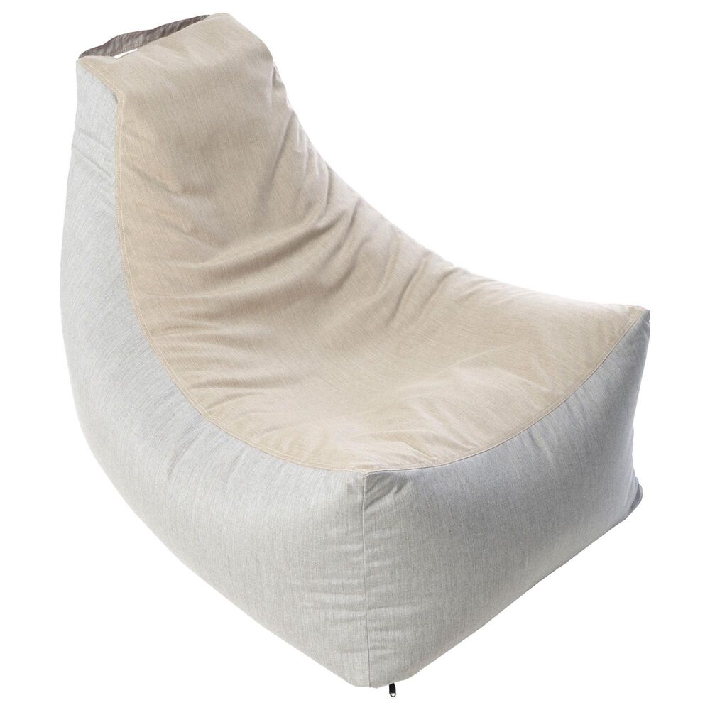Jaxx Juniper Patio Bean Bag Chair in Tan, , large