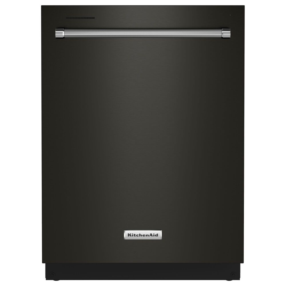 KitchenAid 24" Built-In Bar Handle Dishwasher with 39 Decibel in Black Stainless Steel, , large
