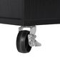 HOMLUX 86" Kitchen Island with Extendable Dining Table in Black, , large