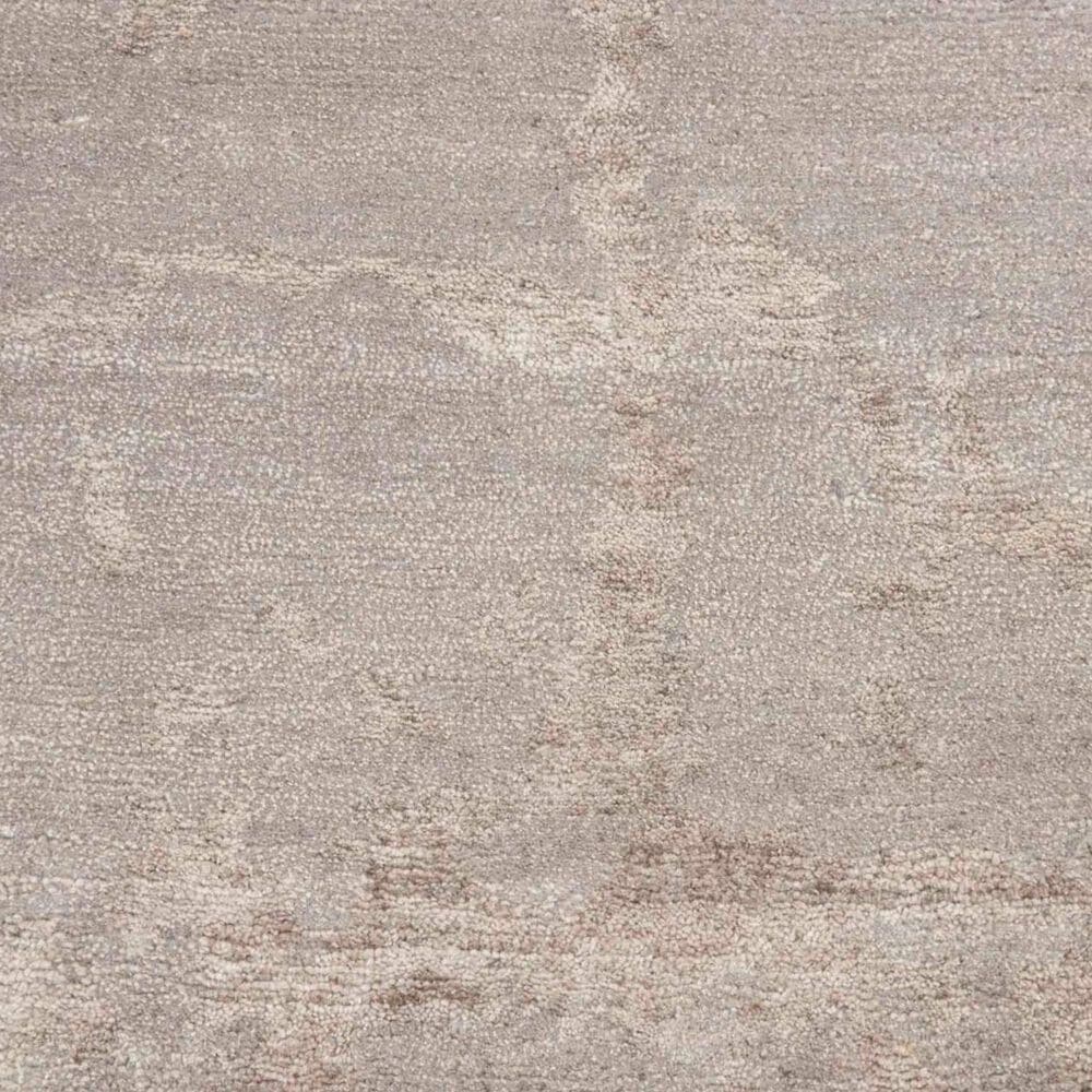 Nourison Silk Shadows 2&#39;3&quot; x 8&#39; Silver Runner, , large