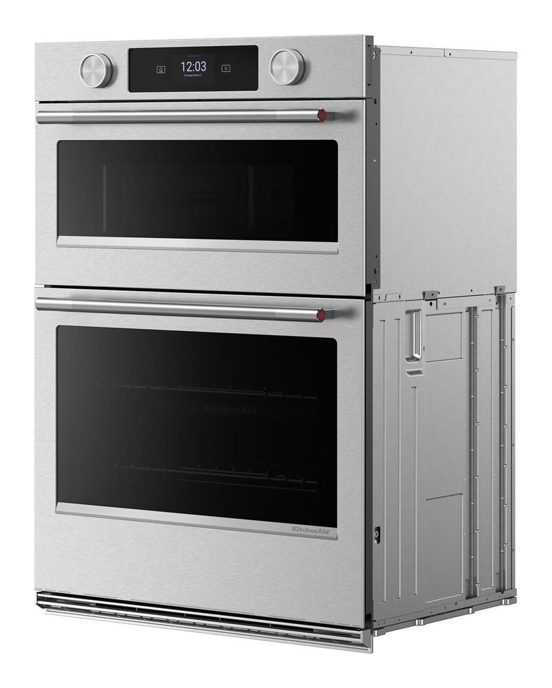 KitchenAid 27" Smart Combination Microwave Wall Oven in PrintShield Stainless, , large