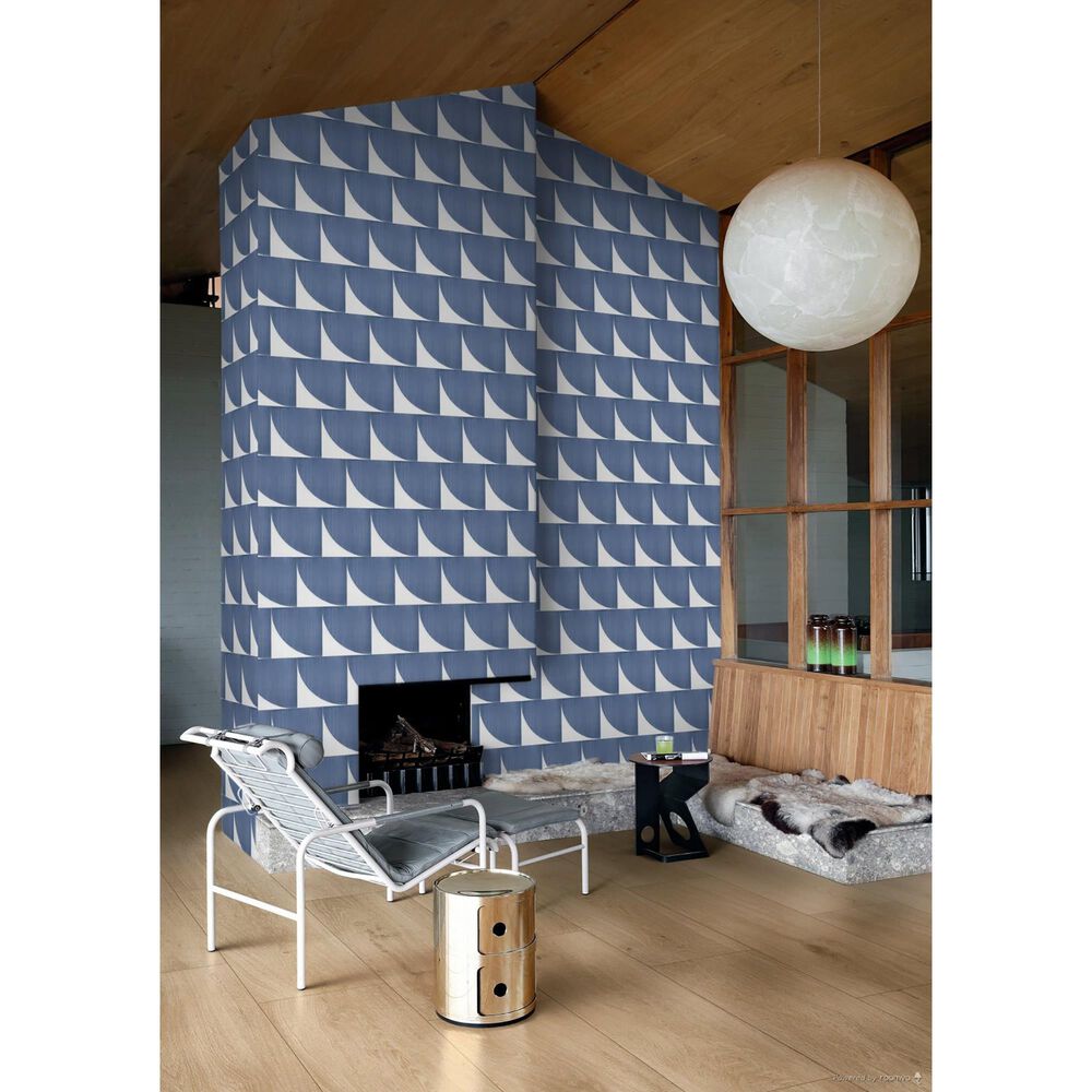 Marazzi Scenario Blue Convex 8&quot; x 8&quot; Porcelain Tile, , large