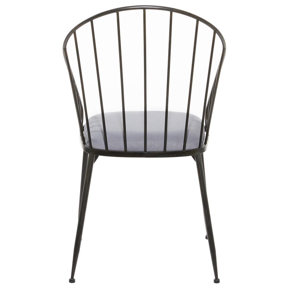 Maple and Jade Arm Chair in Black, , large