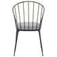 Maple and Jade Arm Chair in Black, , large