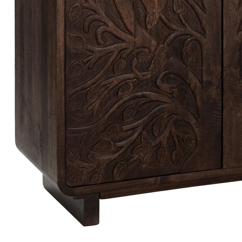 Classic Home Albero Tall Cabinet in Kona Brown, , large