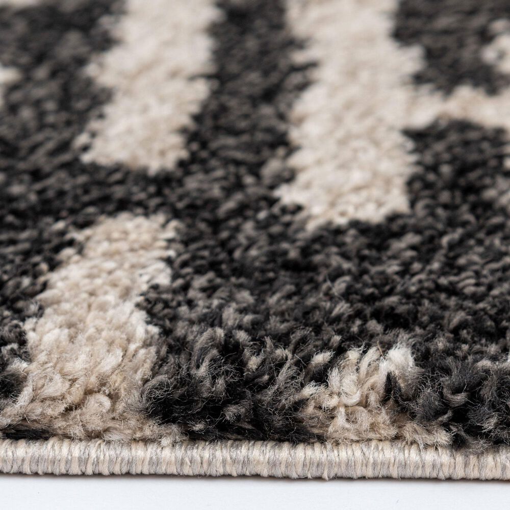 Central Oriental Tulsa Gordie 5&#39; x 7&#39;3&quot; Iron and Nickel Area Rug, , large