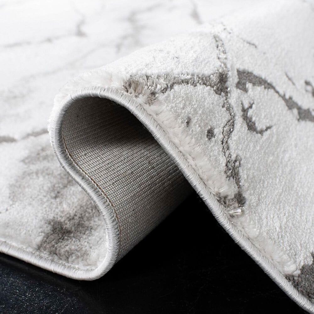 Safavieh Craft CFT877G 8&#39; Square Grey and Silver Area Rug, , large
