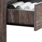 CorLiving Newport 1 Drawer Nightstand in Grey Washed Oak, , large