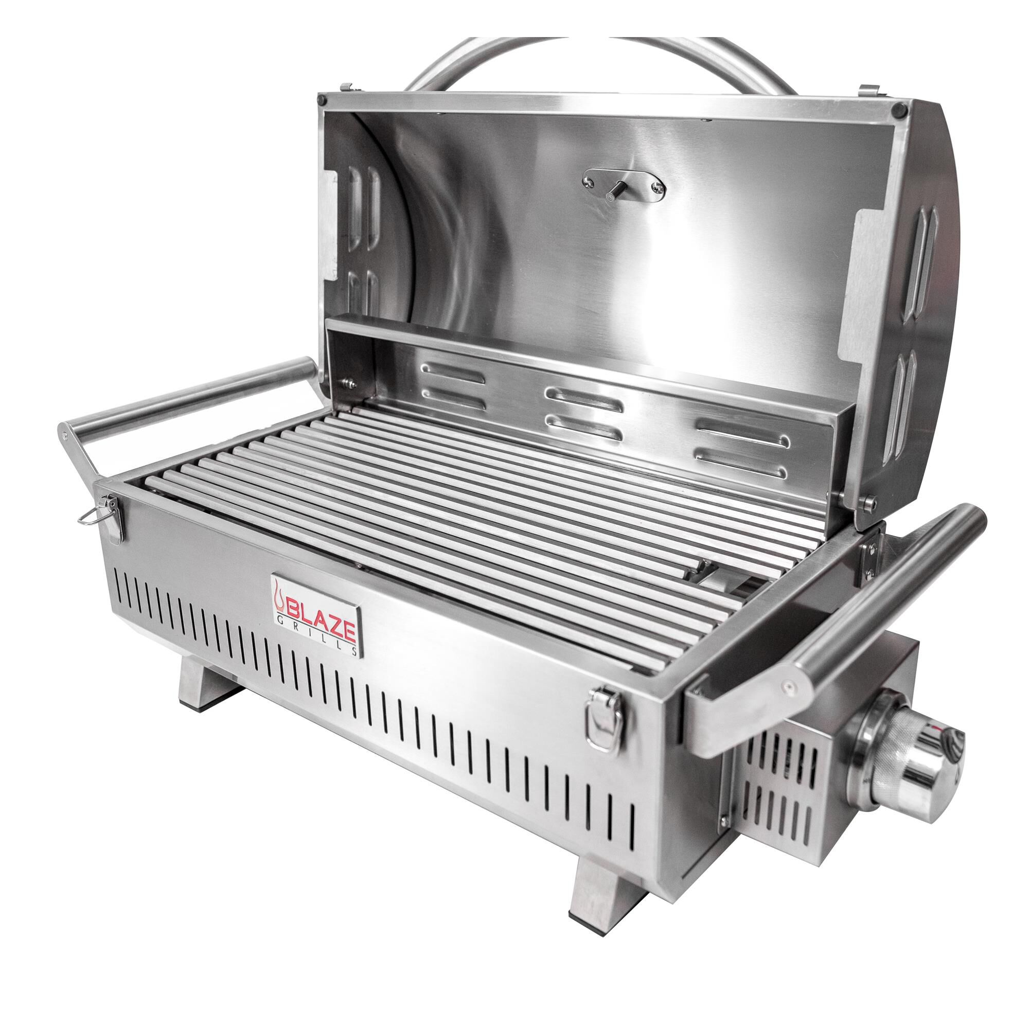 Portable gas on sale grill stainless steel